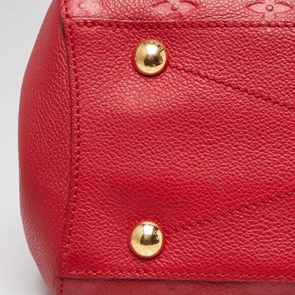 Louis Vuitton Cerise Monogram Empreinte Leather Montaigne MM Bag - Picture 12 of 12